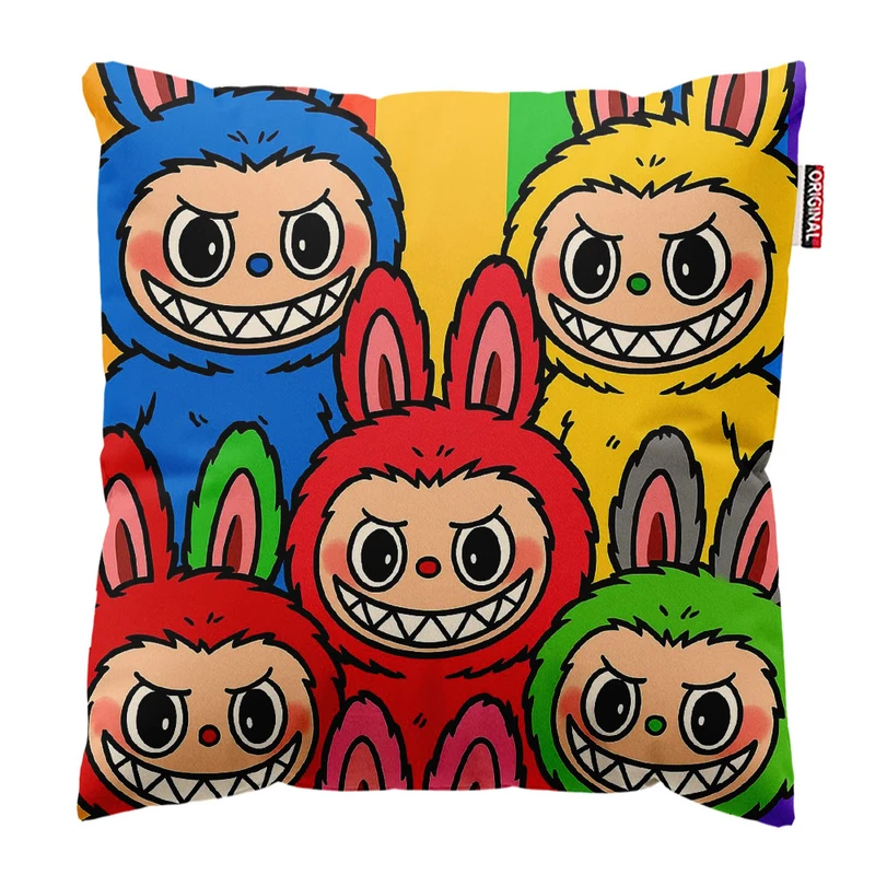  کوسن پاد آفرین طرح لبوبو سایز 30*30 سانتی متر کد 194