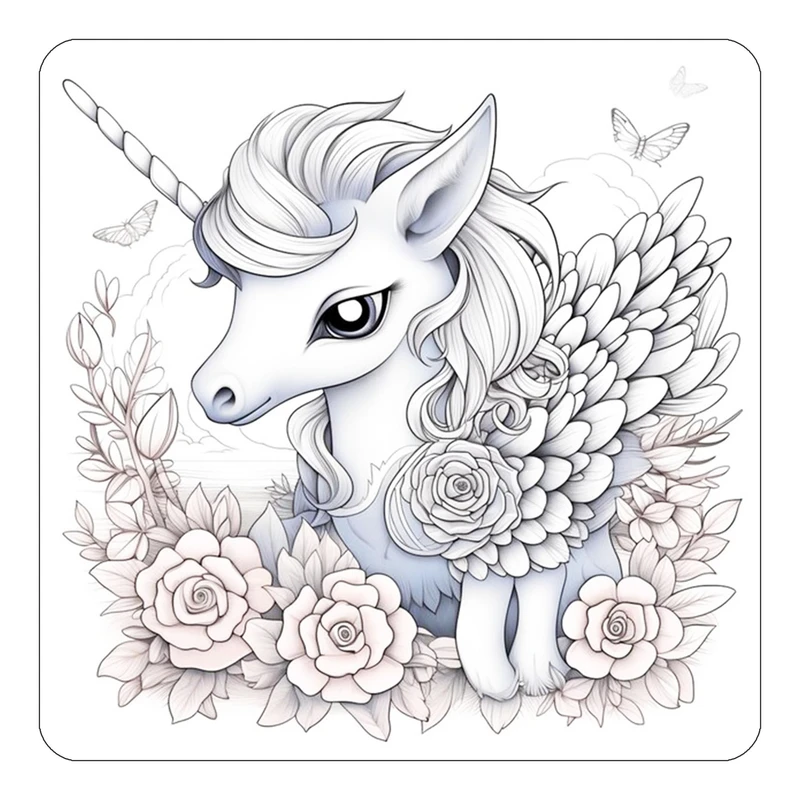 مگنت کاکتی طرح اسب تک شاخ و یونیکورن مدل mp33333