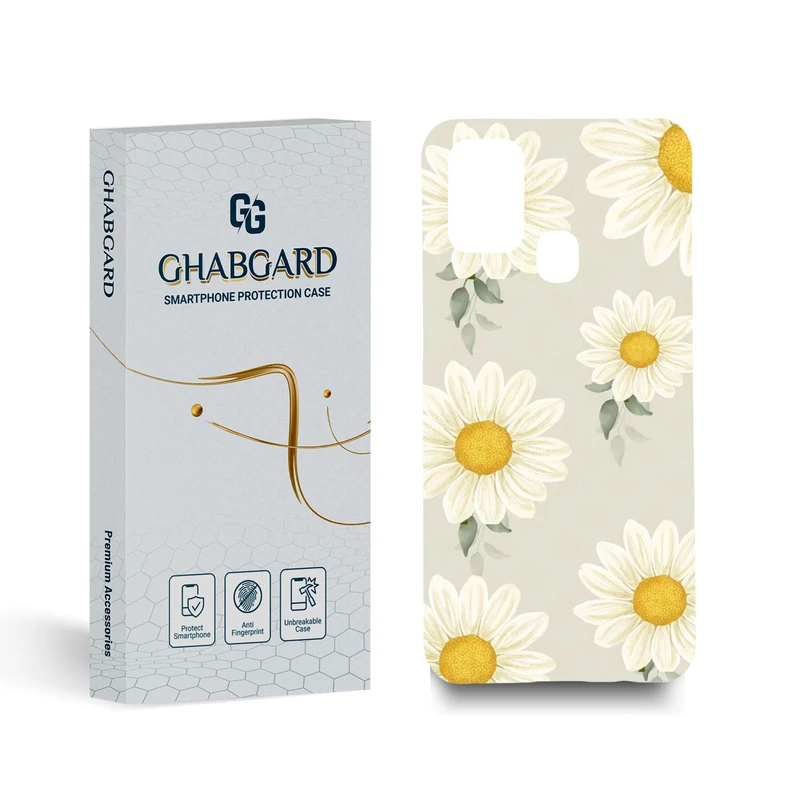کاور قاب گارد مدل گل مناسب برای گوشی موبایل سامسونگ Galaxy M31