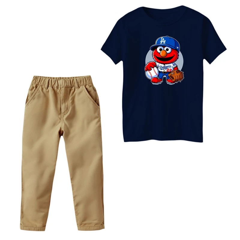 ست تی‌شرت و شلوار پسرانه مدل داجرز