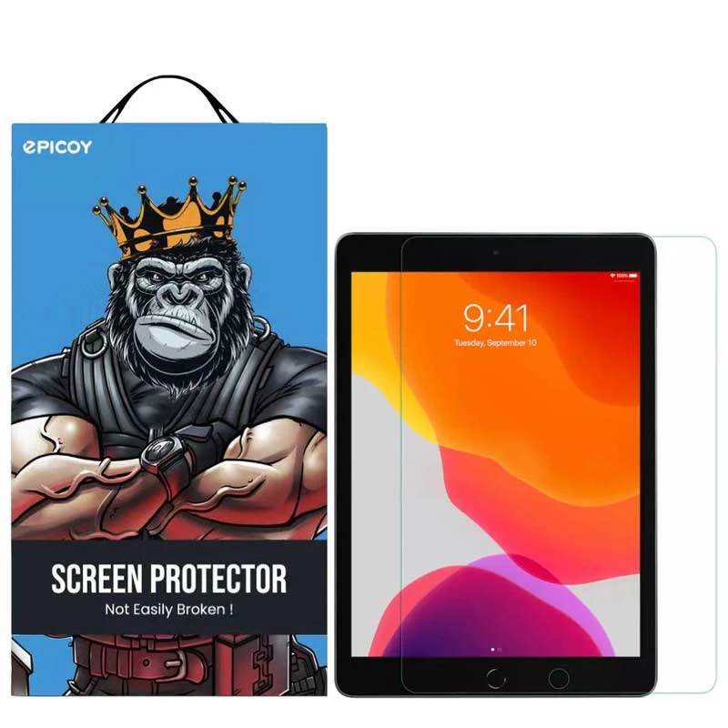 محافظ صفحه نمایش 5D اپیکوی مدل Super Power مناسب برای تبلت اپل iPad 10.2 (2021)/ iPad 10.2 (2020)/ iPad 10.2 (2019)