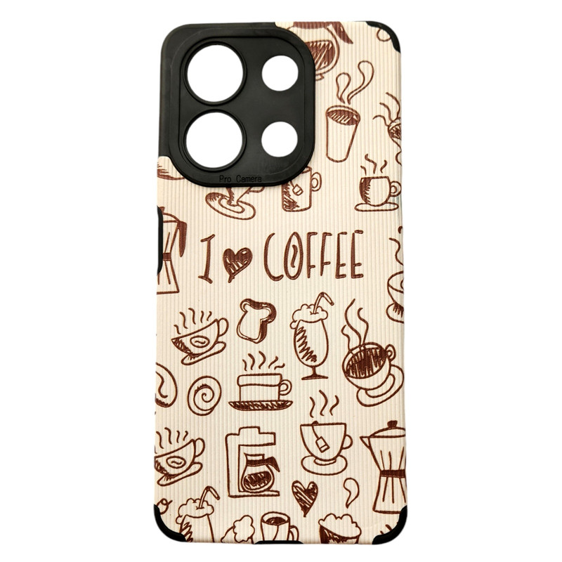 کاور مدل کبریتی طرح Coffee مناسب برای گوشی موبایل شیائومی Redmi Note 13 4G 