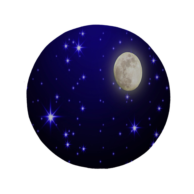 پادری مدل دایره طرح آسمان کد 5578 سایز 90 × 90 سانتی متر 