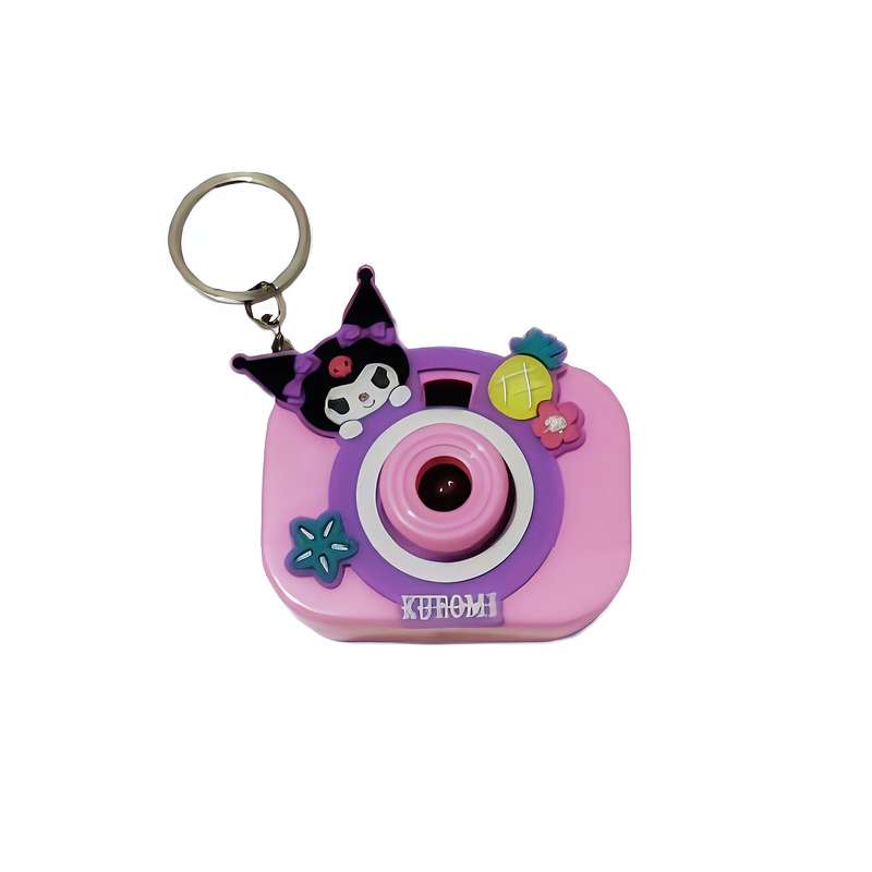 جاکلیدی دخترانه مدل دوربین عکاسی پروژکتور دار کرومی