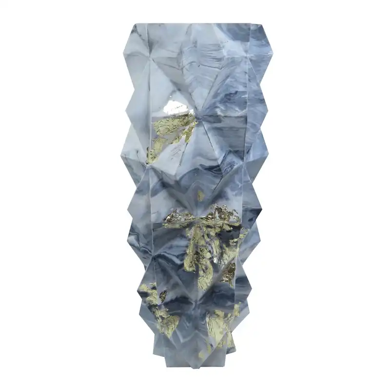 گلدان دکوری مدل سنگی طرح هرمی کد 902