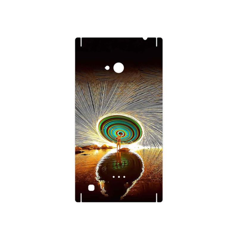برچسب پوششی ماهوت مدل Night Light Fountain مناسب برای گوشی موبایل نوکیا Lumia 720