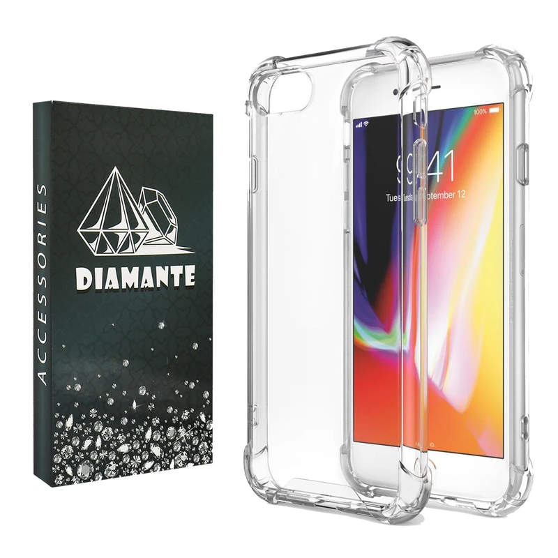 کاور دیامانته مدل Bianco Navy مناسب برای گوشی موبایل اپل iPhone 8