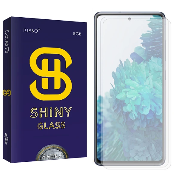 محافظ صفحه نمایش شیشه ای آتوچبو مدل Shiny Glass مناسب برای گوشی موبایل سامسونگ Galaxy S21 FE بسته دو عددی