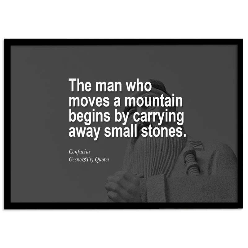 تابلو بکلیت طرح پیامی انگیزشی Confucius مدل B-s1770