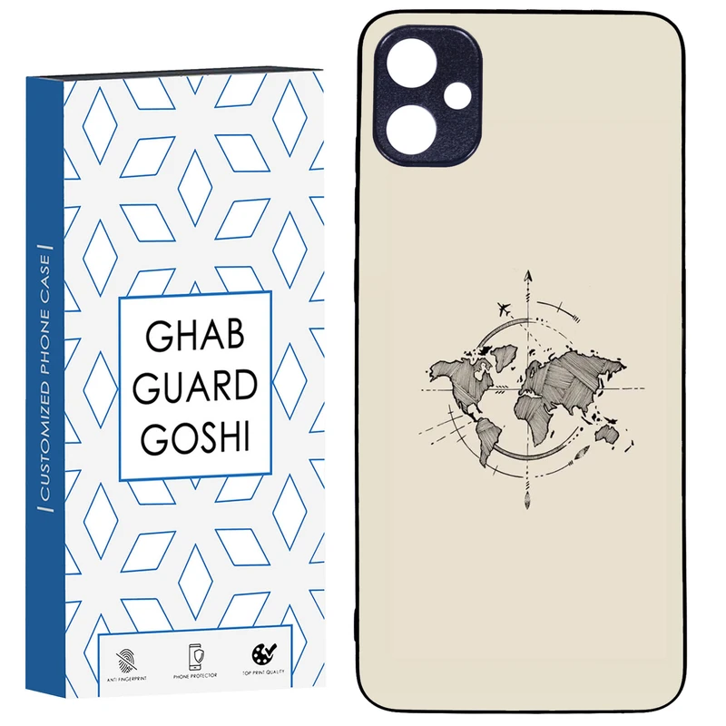 کاور قاب گارد گوشی طرح نقشه کد TPU-175 مناسب برای گوشی موبایل سامسونگ Galaxy A05