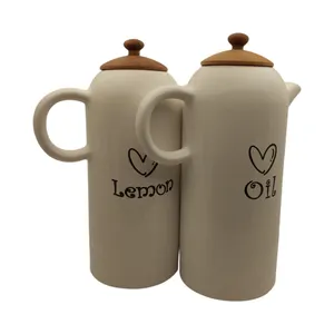 ست آبلیموخوری و ظرف روغن 2 پارچه مدل قلب کد 02