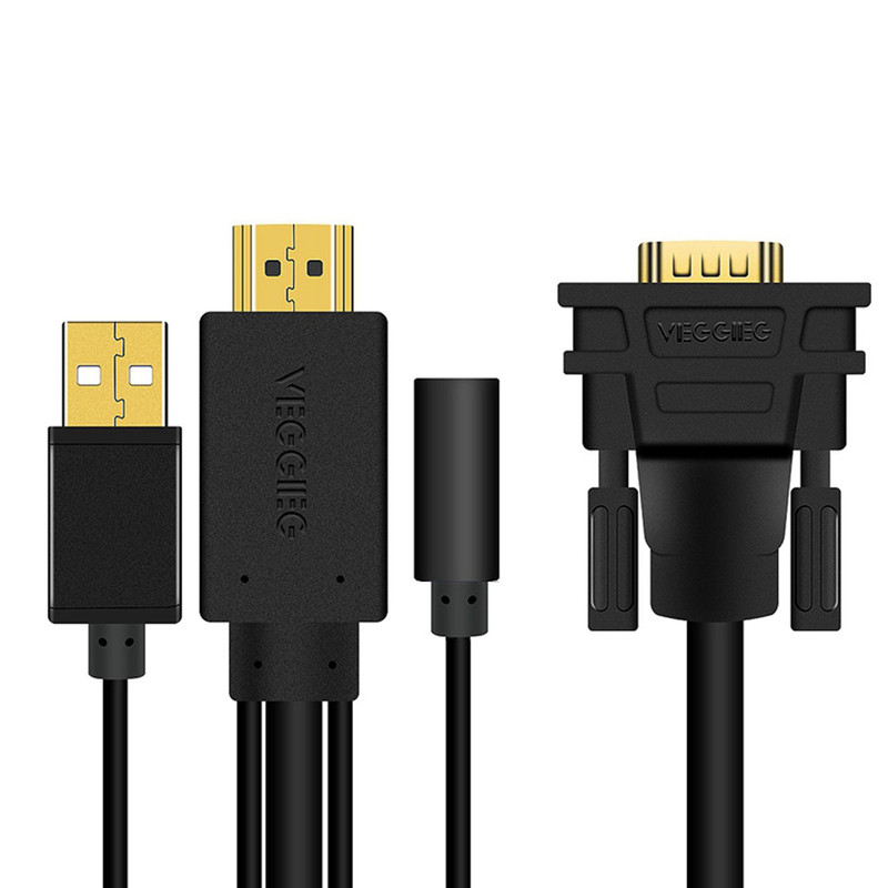 کابل تبدیل HDMI به VGA ویگیگ مدل VIG طول 1.5 متر