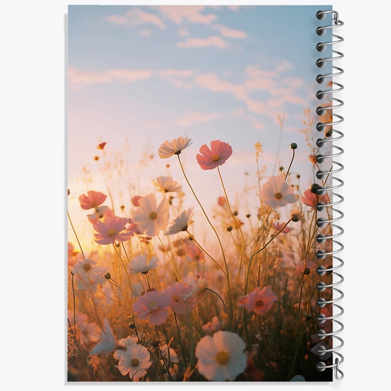 دفتر ژورنال نویسی 50 برگ خندالو مدل نقطه ای طرح بهار کد F1436