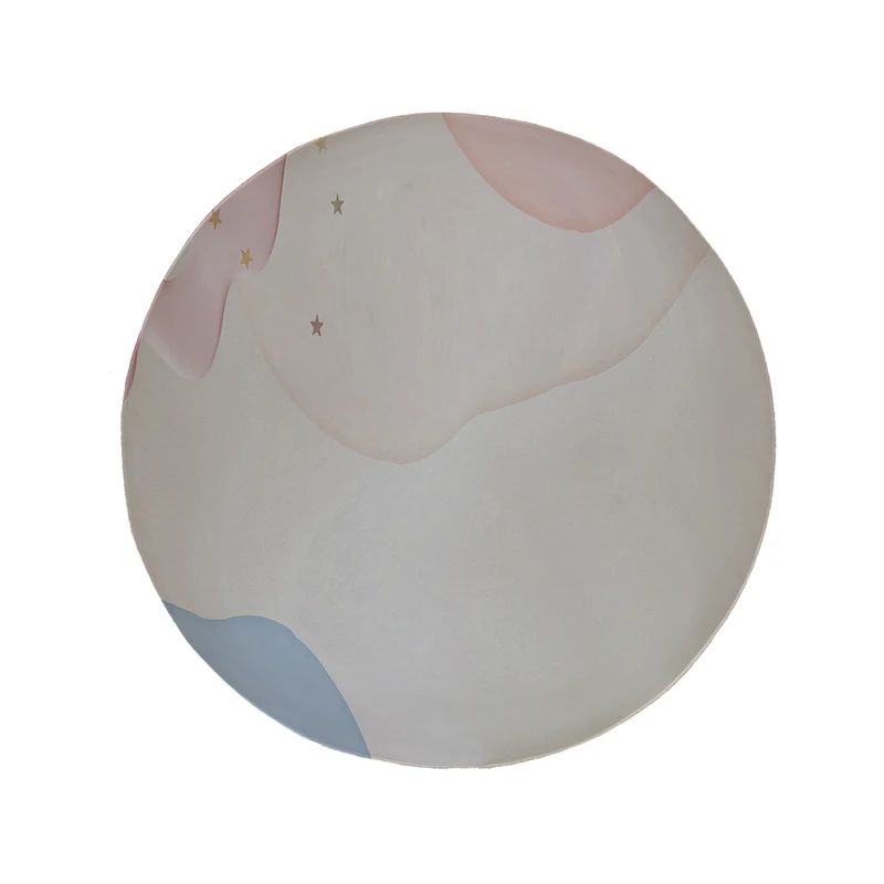 پادری مدل دایره طرح ستاره کد 8524 سایز 90 × 90 سانتی متر