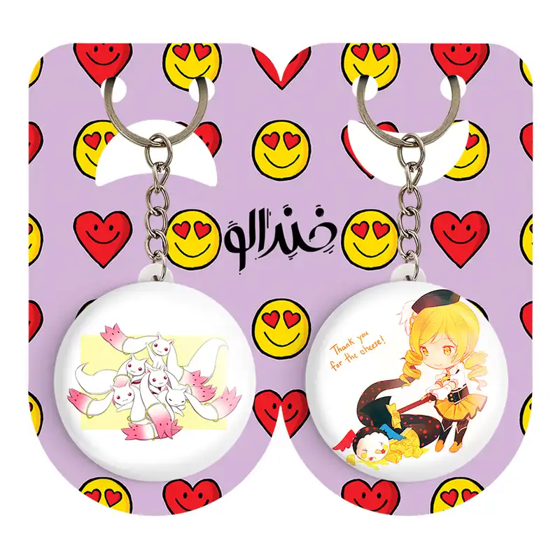 جاکلیدی خندالو مدل کیوبی انیمه مجیک مادوکا کد 1838018388 مجموعه 2 عددی