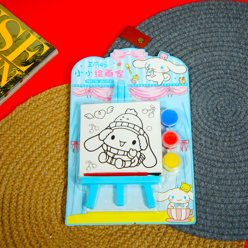 بسته رنگ آمیزی مدل خرگوش مجموعه 6 عددی