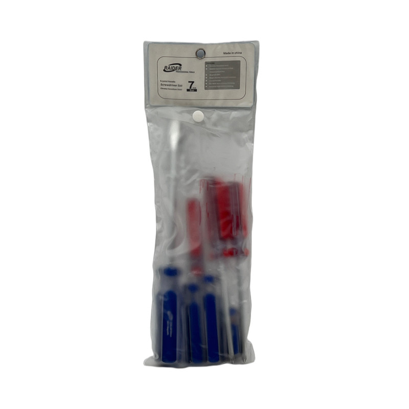 پیچ گوشتی رایدر مدل RAIDER_RDSD170 magnetic بسته 7 عددی