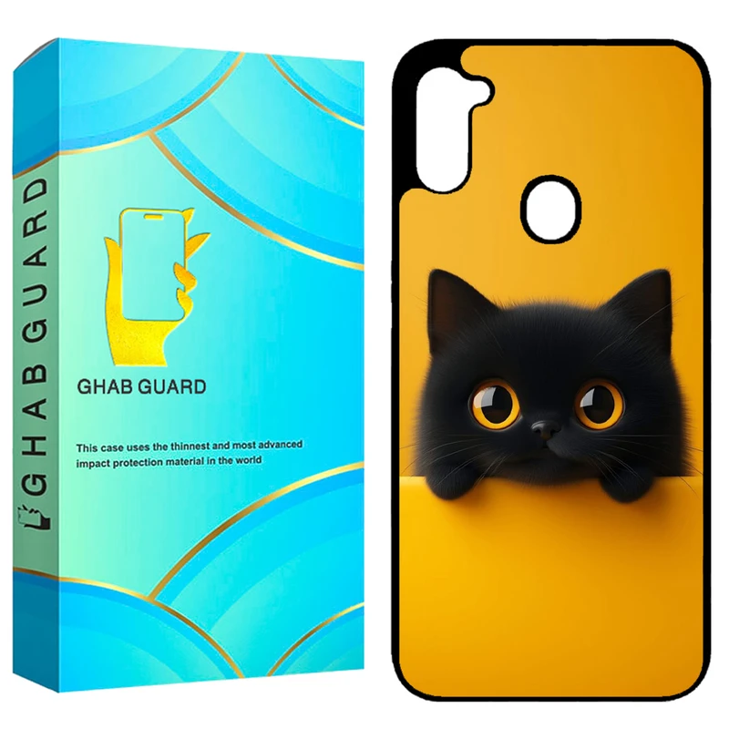 کاور قاب گارد طرح گربه مدل GCHPA11 مناسب برای گوشی موبایل سامسونگ Galaxy A11 / M11