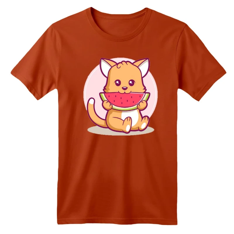 تی شرت آستین کوتاه بچگانه مدل سگ یلدایی کد 1