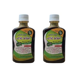 شربت گیاهی اخلاط ثلاثه غدیری - ۲۵۰ میلی لیتر بسته دو عددی