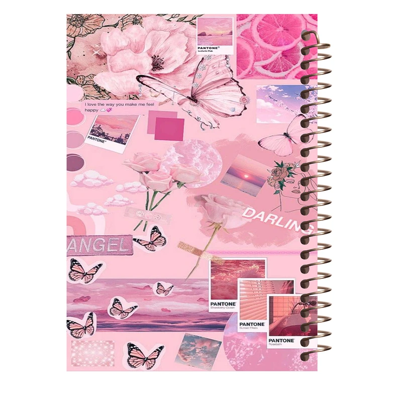 دفتر لغت طرح دخترانه کد W118