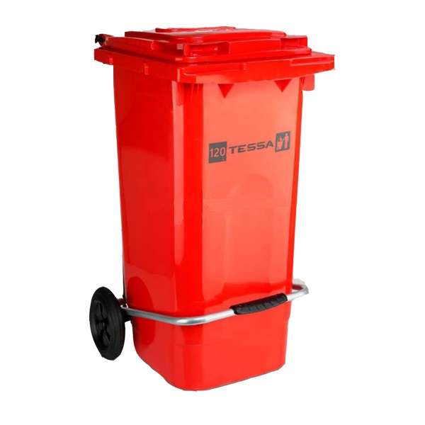 سطل زباله تسا مدل پدالی L - 120 سطل زباله تسا مدل پدالی L - 120
