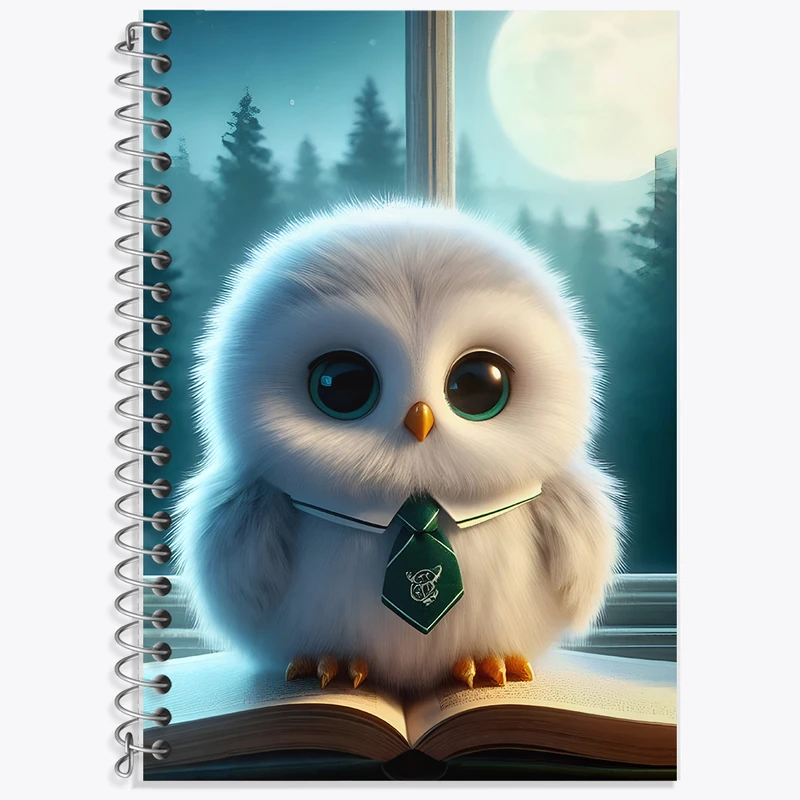 دفتر لغت 50 برگ خندالو طرح جغد کد F6238