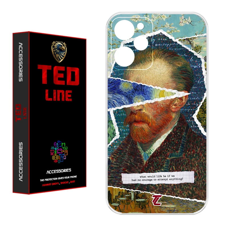 کاور تد لاین طرح ونگوگ کد 1115 مناسب برای گوشی موبایل شیائومی Poco X5 Pro