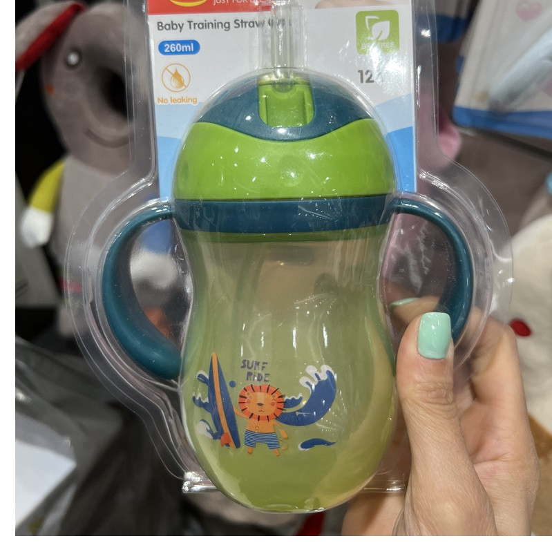 آبمیوه خوری کودک مدل نی دار گنجایش 260 میلی لیتر