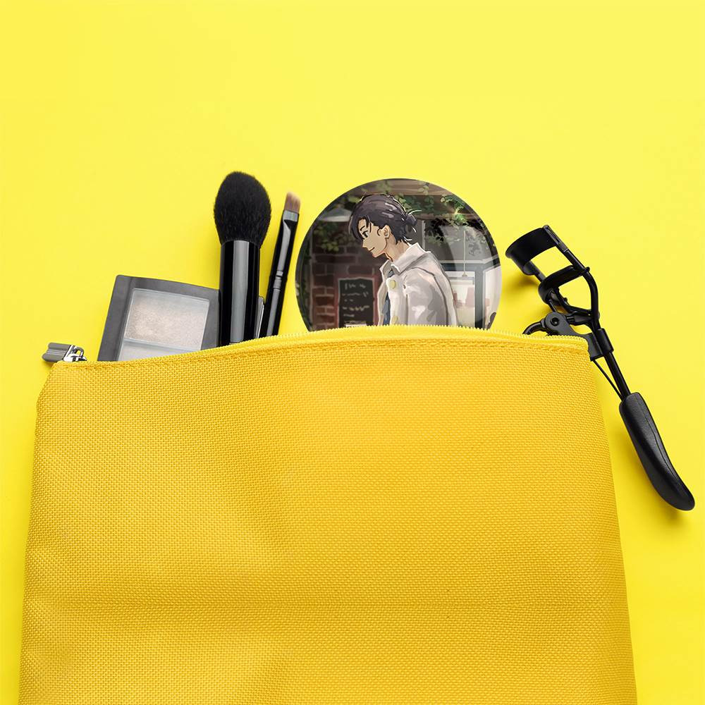 آینه جیبی خندالو مدل شینپی انیمه سامر تایم رندرینگ SUMMER TIME RENDERING  کد 22296