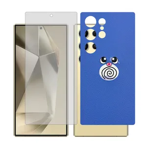 Glass Together model matte screen protector for Samsung Galaxy S23 Ultra mobile phone with back cover sticker