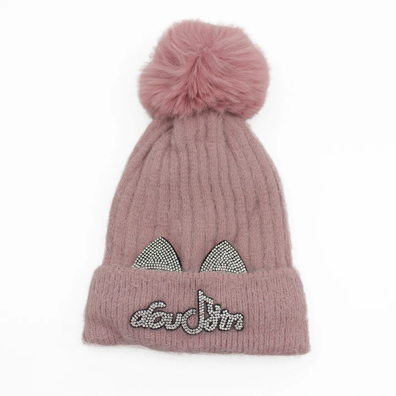 کلاه بافتنی دخترانه مدل 2345