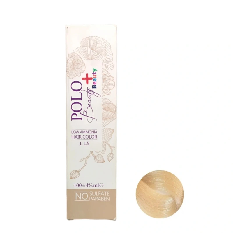 رنگ مو پلو بیوتی شماره N10-11.0 مدل پلاس بیوتی حجم‌ 100 میلی لیتر رنگ بلوند خیلی خیلی روشن