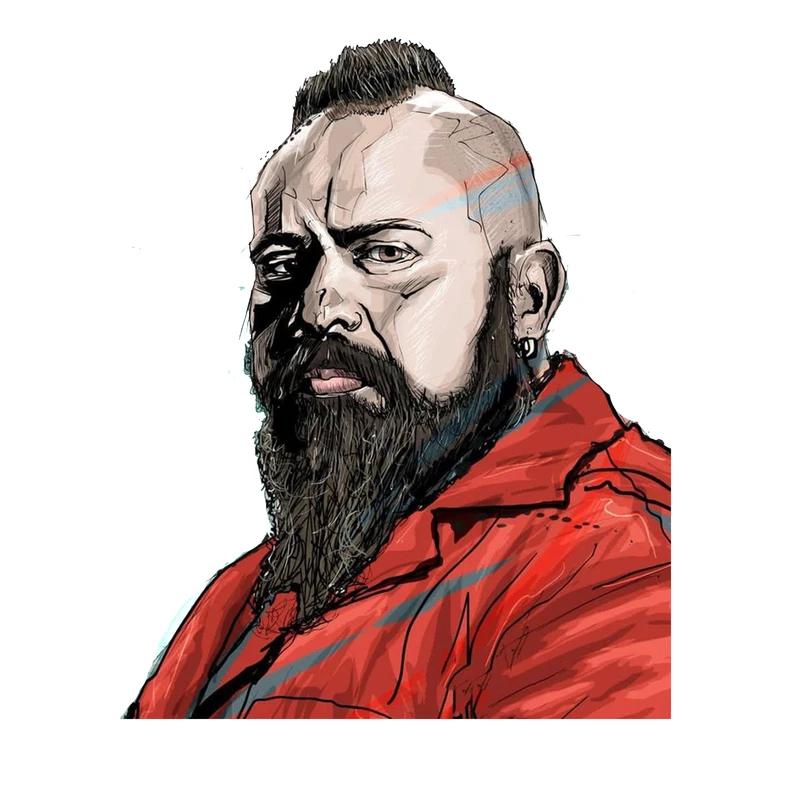 استیکر لپ تاپ و موبایل مدل سریال طرح مانی هیست Money Heist کد 3529 