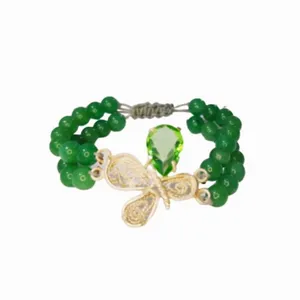 دستبند نقره زنانه مدل پروانه