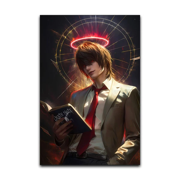 تابلو شاسی گوفی مدل انیمه دفترچه مرگ لایت یاگامی و ریوک طرح Yagami Death Note Anime کد ANGL42