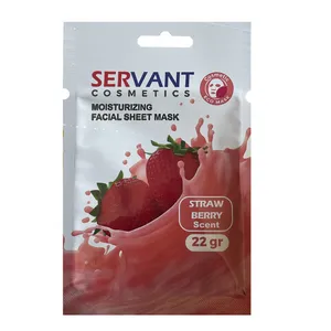 ماسک صورت سروانت مدل توت فرنگی مناسب برای انواع پوست وزن 22 گرم