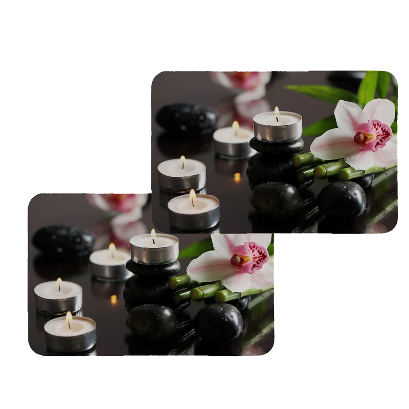 زیربشقابی طرح شمع کد 8444 مجموعه 2 عددی