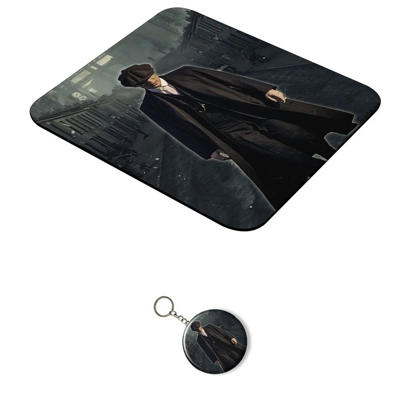 ماوس پد طرح پیکی بلایندرز کد A1 به همراه جاکلیدی