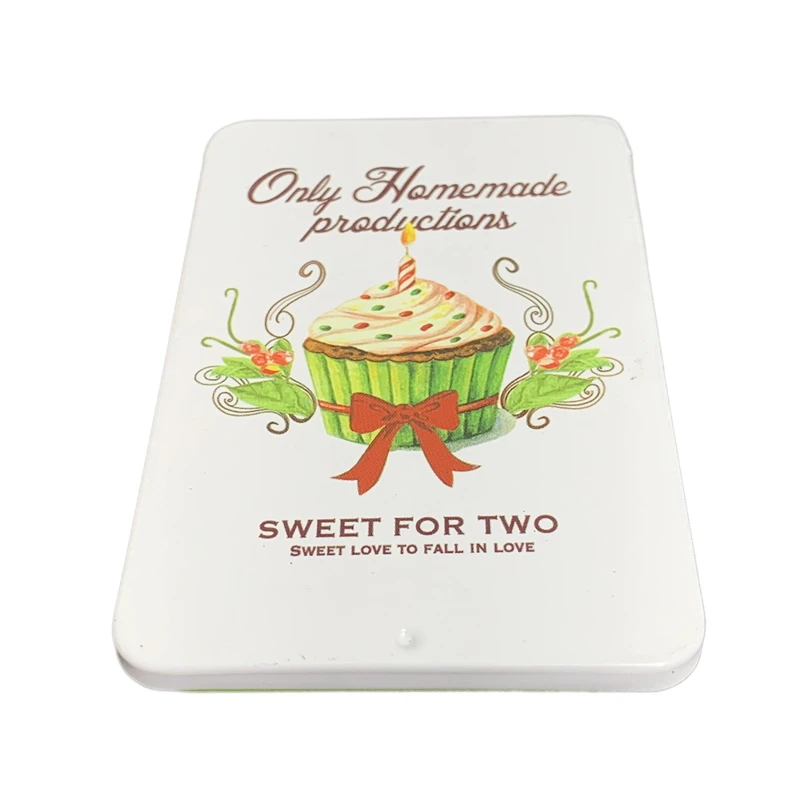 جعبه دکوری مدل قوطی فلزی طرح capcake کد 15