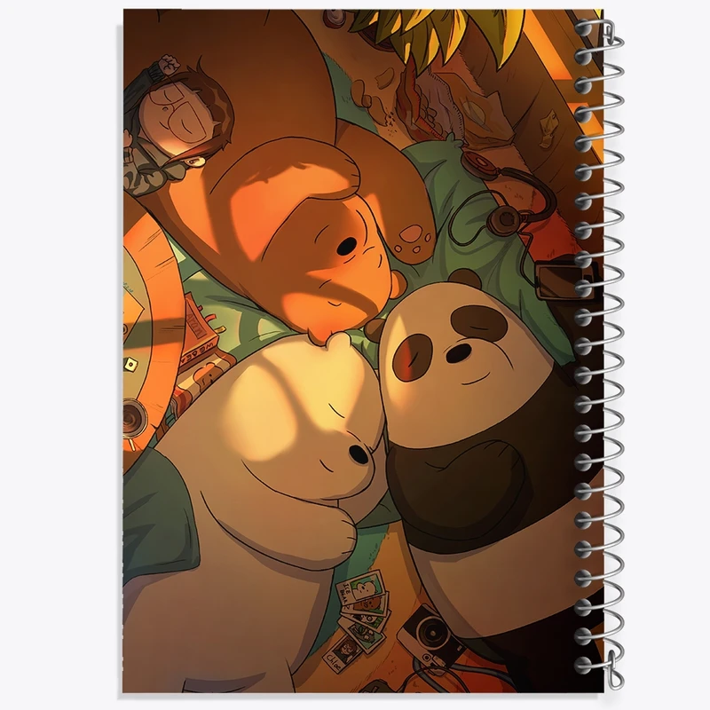 دفتر لیست خرید 50 برگ خندالو طرح سه خرس کله پوک کد F1299