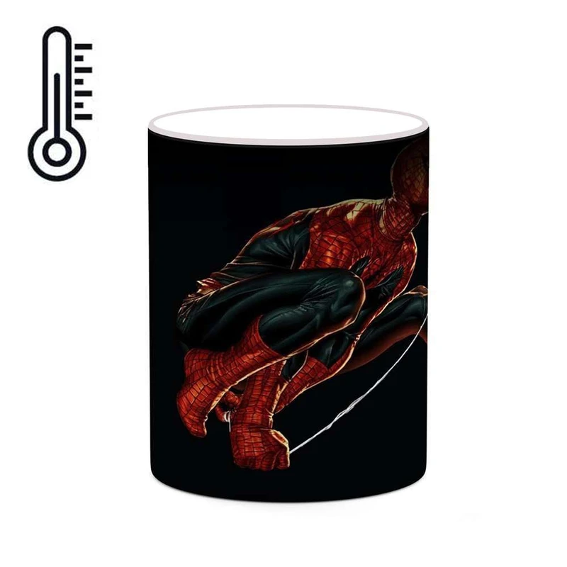 ماگ حرارتی کاکتی مدل کارتون Spider Man کد mgh23155