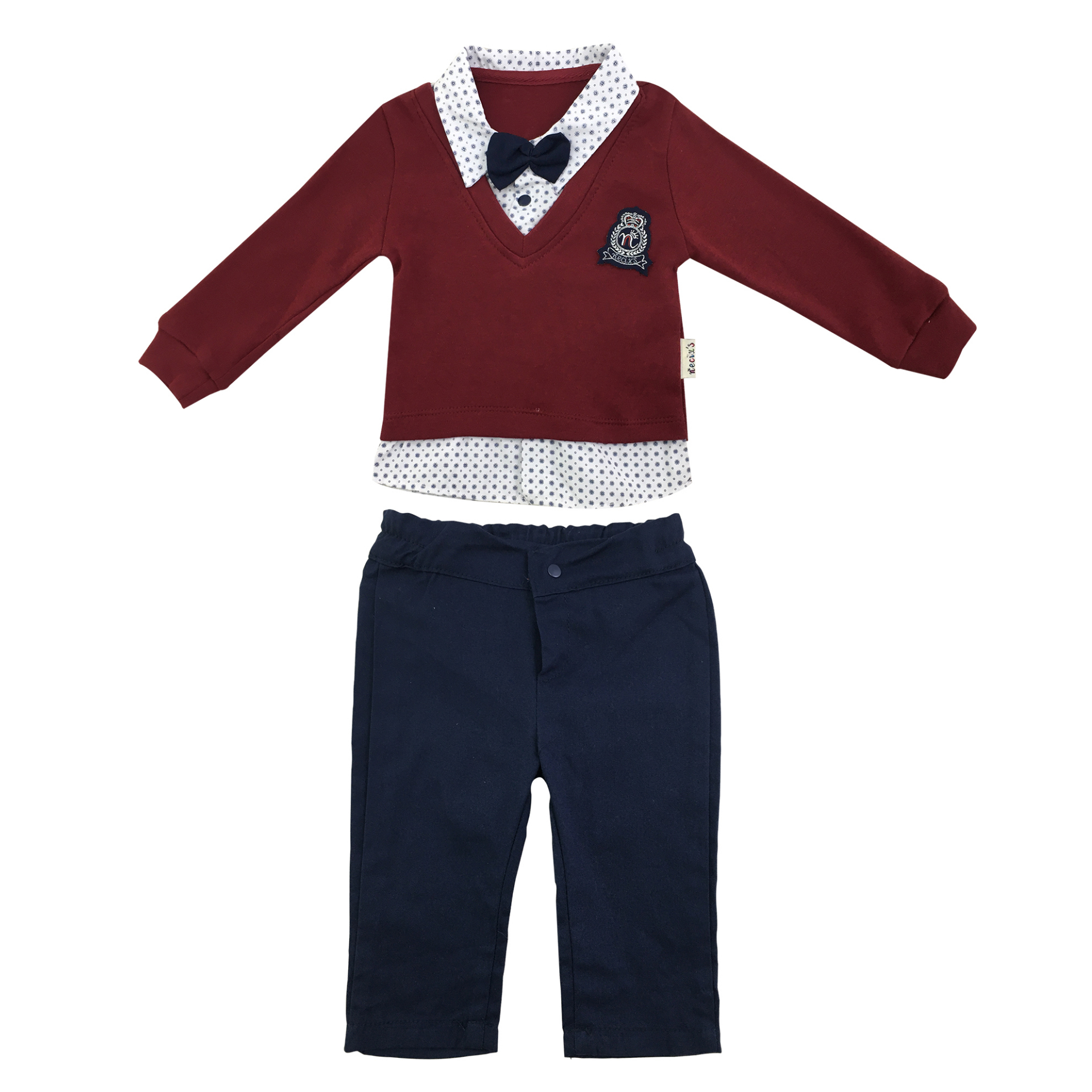 ست پولوشرت و شلوار پسرانه مدل  2632