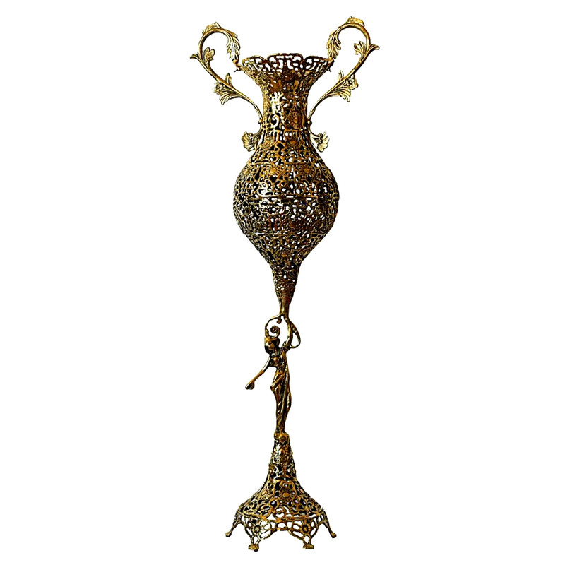 گلدان برنجی کد90