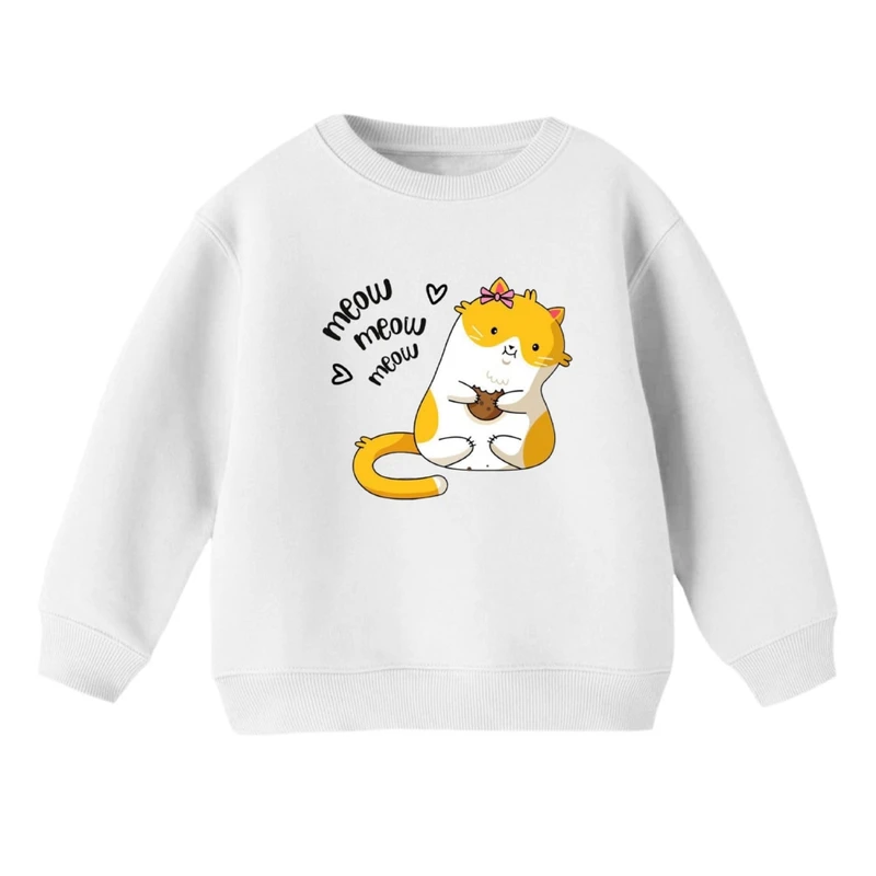 سویشرت بچگانه مدل گربه کد 2 