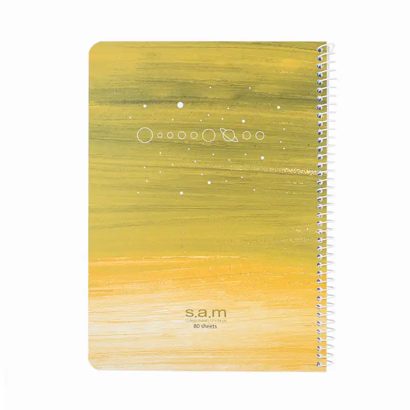 دفتر مشق 80 برگ سم مدل سیاره ها کد 89