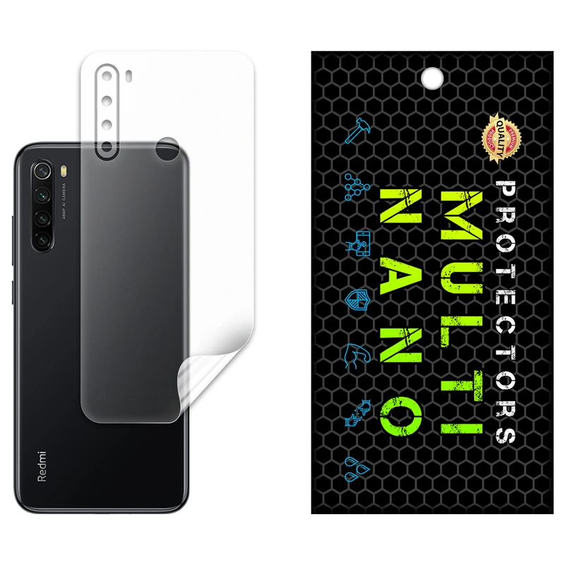 محافظ پشت مات نانو هیدروژل مولتی نانو مدل X-F1B مناسب برای گوشی موبایل شیائومی Redmi Note 8 2021
