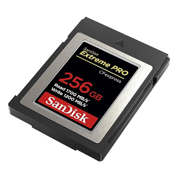 کارت حافظه CFEXPRESS سن دیسک مدل Extreme Pro TYPE B CARD کلاس 10 استاندارد UHS-II U3 سرعت 1700mbps ظرفیت 256 گیگابایت