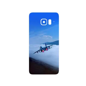MAHOOT Fighter plane Su27 Cover Sticker for Samsung Galaxy S6 Edge Plus