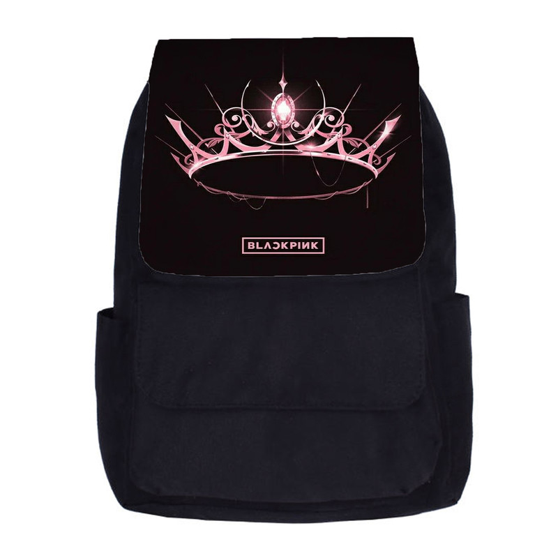 کوله پشتی دخترانه طرح black pink کد kp295